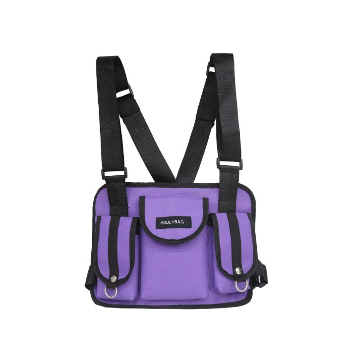 Casual sports backpack, wild color, color, men and women, student bag, trend