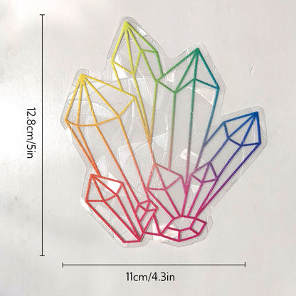 Autocollant en verre électrostatique Sun Catcher Rainbow Prism Suncather