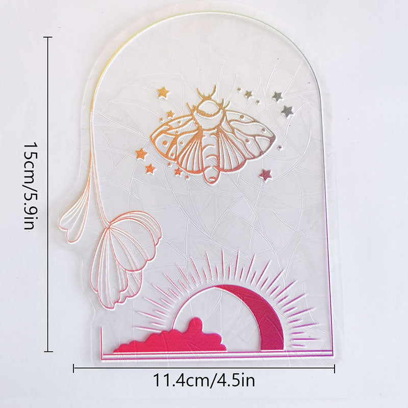 Autocollant en verre électrostatique Sun Catcher Rainbow Prism Suncather