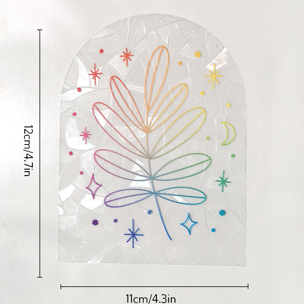 Autocollant en verre électrostatique Sun Catcher Rainbow Prism Suncather