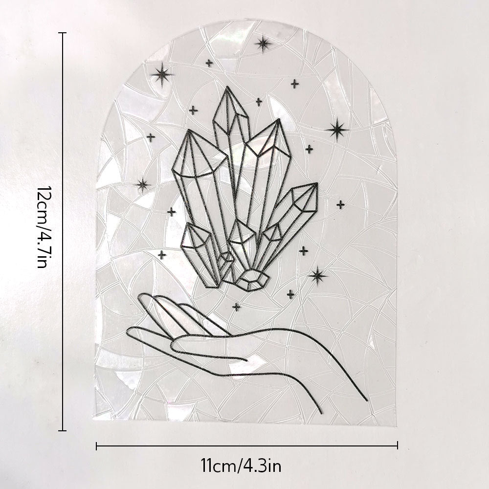 Autocollant en verre électrostatique Sun Catcher Rainbow Prism Suncather