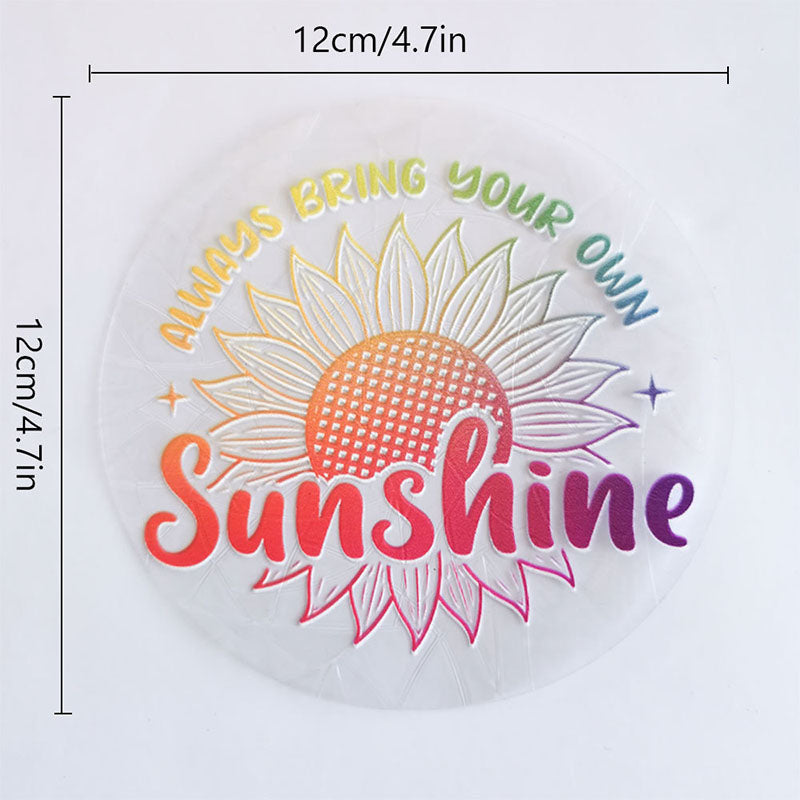 Autocollant en verre électrostatique Sun Catcher Rainbow Prism Suncather