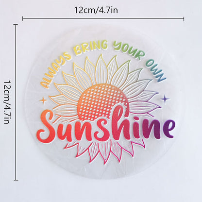 Autocollant en verre électrostatique Sun Catcher Rainbow Prism Suncather