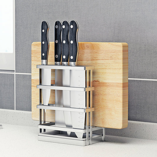 304 stainless steel knife holder chopping board holder
