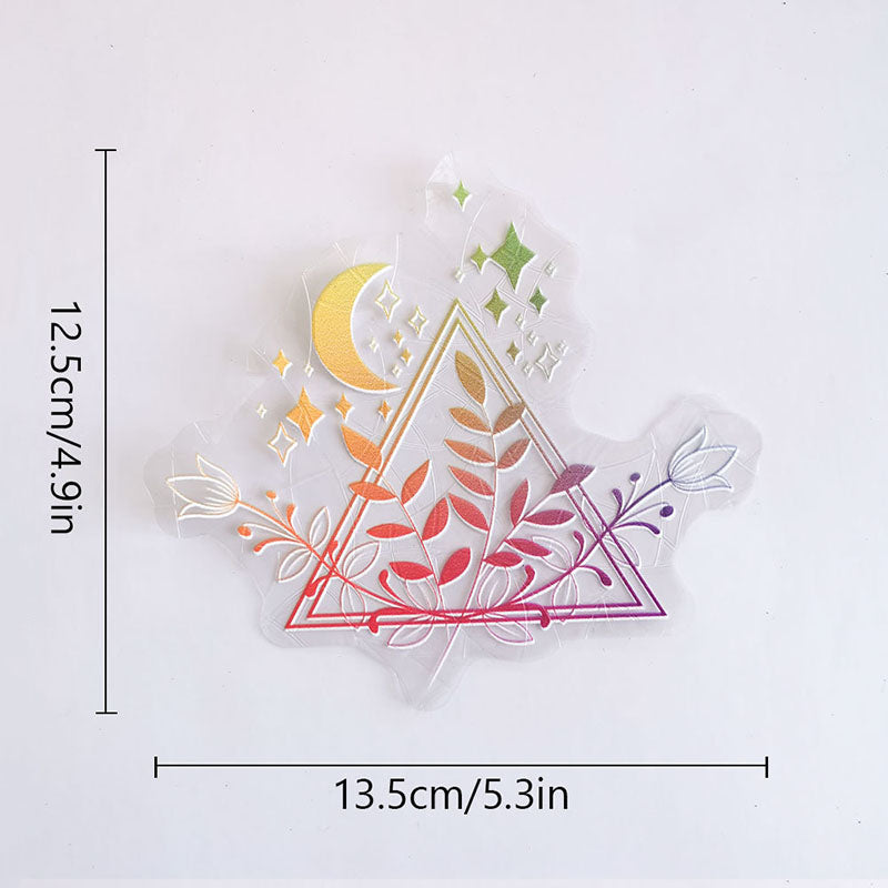 Autocollant en verre électrostatique Sun Catcher Rainbow Prism Suncather