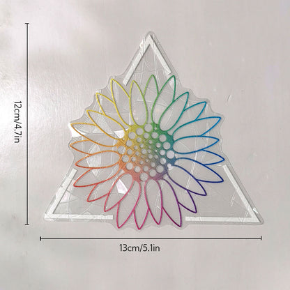 Autocollant en verre électrostatique Sun Catcher Rainbow Prism Suncather