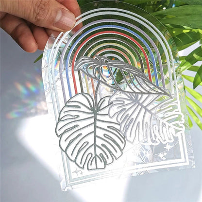 Autocollant en verre électrostatique Sun Catcher Rainbow Prism Suncather