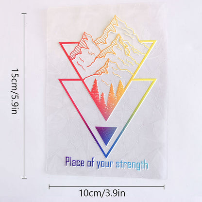 Autocollant en verre électrostatique Sun Catcher Rainbow Prism Suncather