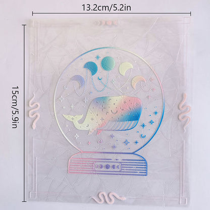 Autocollant en verre électrostatique Sun Catcher Rainbow Prism Suncather