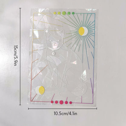 Autocollant en verre électrostatique Sun Catcher Rainbow Prism Suncather